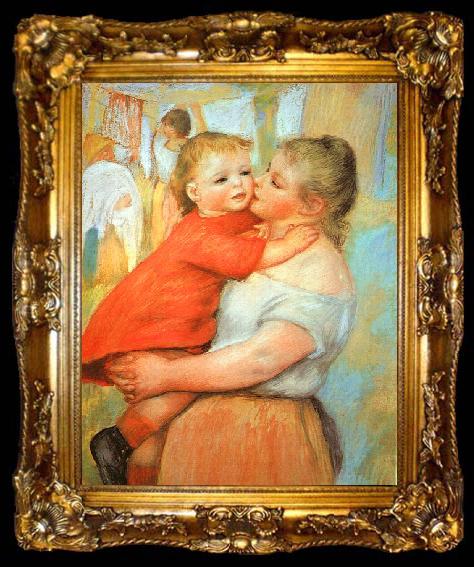 framed  Pierre Renoir Aline and Pierre, ta009-2